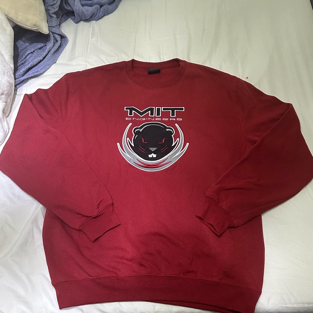 MIT Engineers Colosseum Arch & Logo Sweatshirt - Cardinal